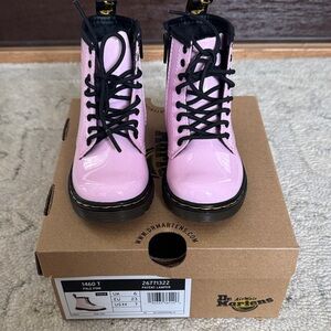 Dr. Marten pale pink toddler boot